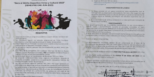 Convocatoria «Beca al Mérito Deportivo Cívico y Cultural 2023»