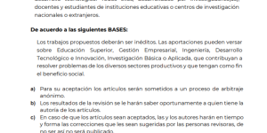 CONVOCATORIA REVISTA INNOVAITESCYT