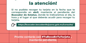 COMUNICADO, EN MAYO EL BANCO DEL BIENESTAR ÚNICAMENTE ATENDERÁ A LOS BENEFICIARIOS DE LA PENSIÓN UNIVERSAL PARA PERSONAS ADULTAS MAYORES