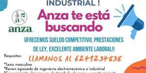 ATENCIÓN VACANTES PARA EGRESADOS DE ELECTROMECÁNICA E INGENIERÍA INDUSTRIAL