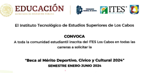 CONVOCATORIA BECA AL MÉRITO DEPORTIVO, CÍVICO Y CULTURAL 2024