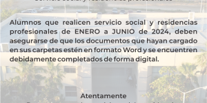 ATENCIÓN SERVICIO SOCIAL Y RESIDENCIAS PROFESIONALES