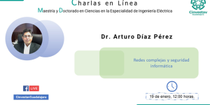 Charlas en linea,»Redes complejas y seguridad informática»