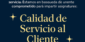 OPORTUNIDAD LABORAL PARA INGRESAR COMO DOCENTE EN LA LICENCIATURA EN TURISMO